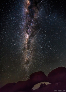 Milky Way at Spitzkoppe, Namibia